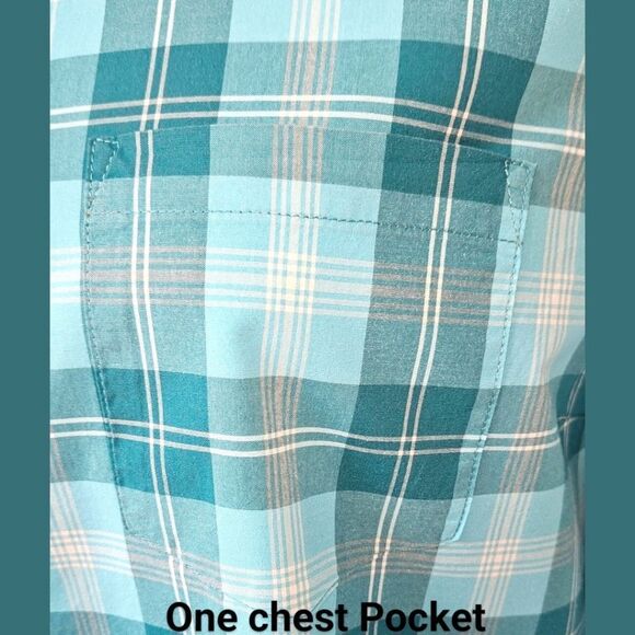 L. L. BEAN Women's Pretty Plaid Long Sleeve Button-Up Shirt. Size XL - Picture 8 of 14